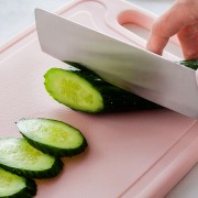 厂家直销 厨房刀具 菜板水果刀三件套 塑料菜板砧板套装礼品刀具