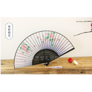 中国风绢扇 折叠丝绸扇